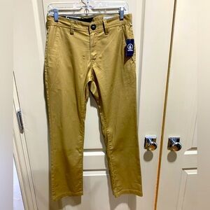 NWT Volcom “Frickin” Modern Straight Chinos 28